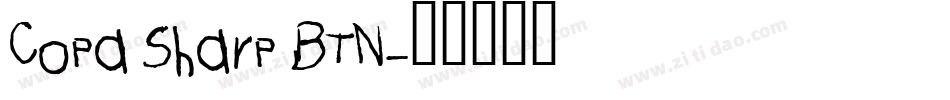 Copa Sharp BTN字体转换